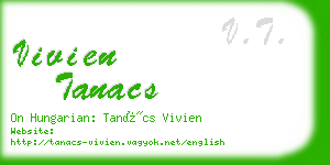 vivien tanacs business card